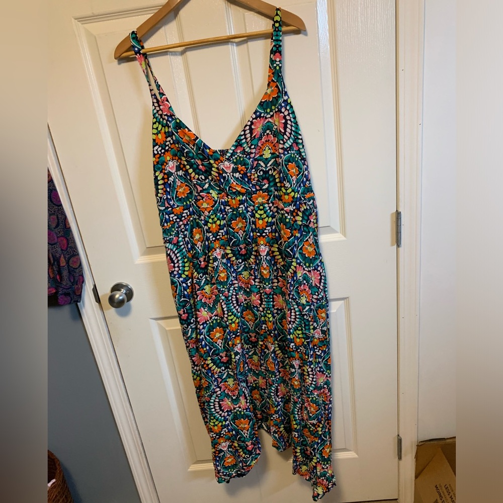 Boho printed dress plus